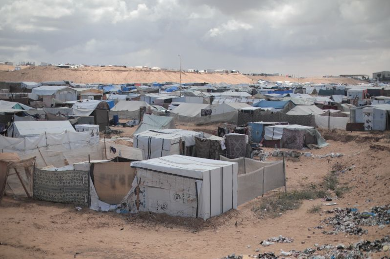 campamento en Rafah