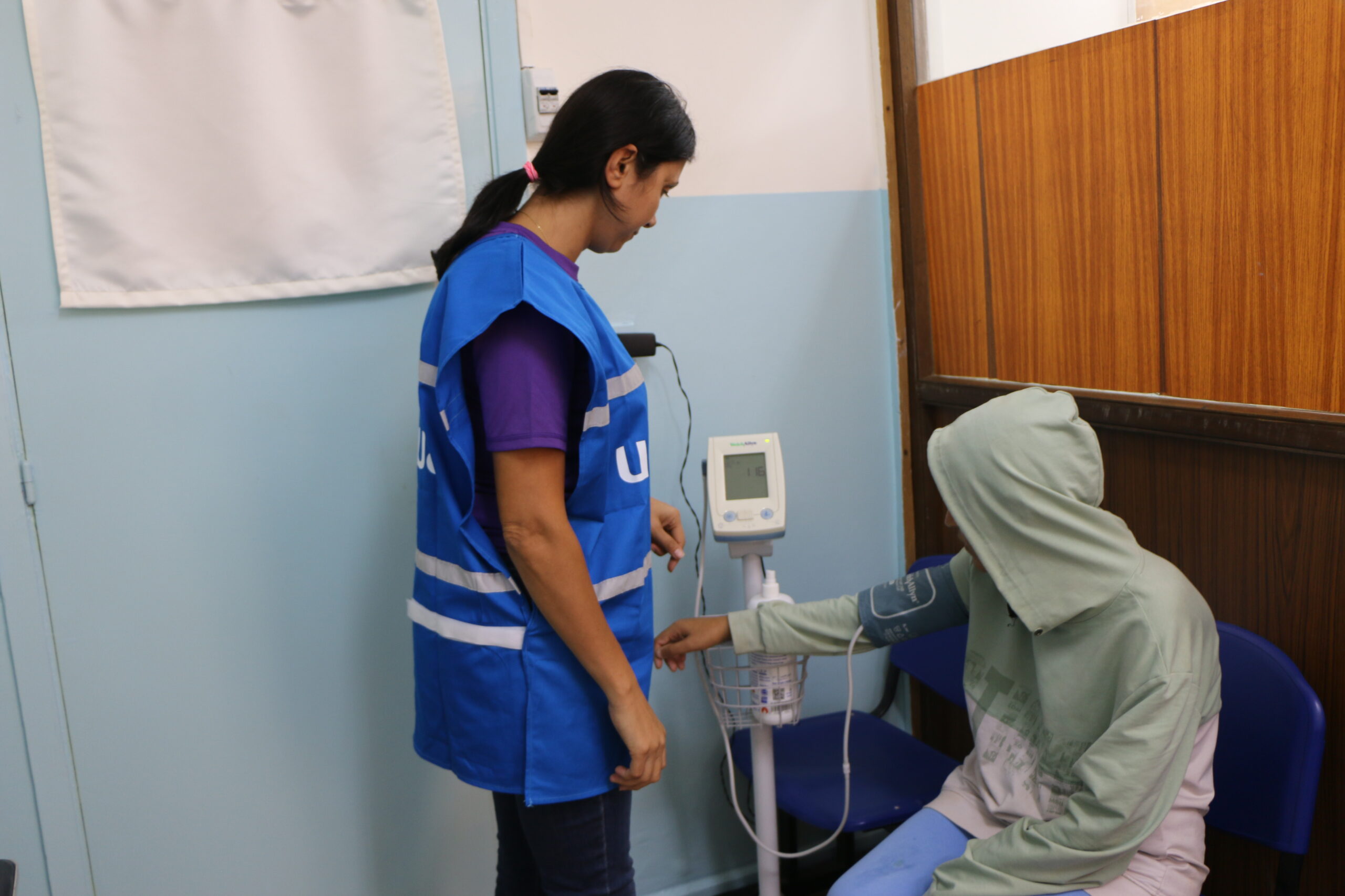 Vacunación en Gaza