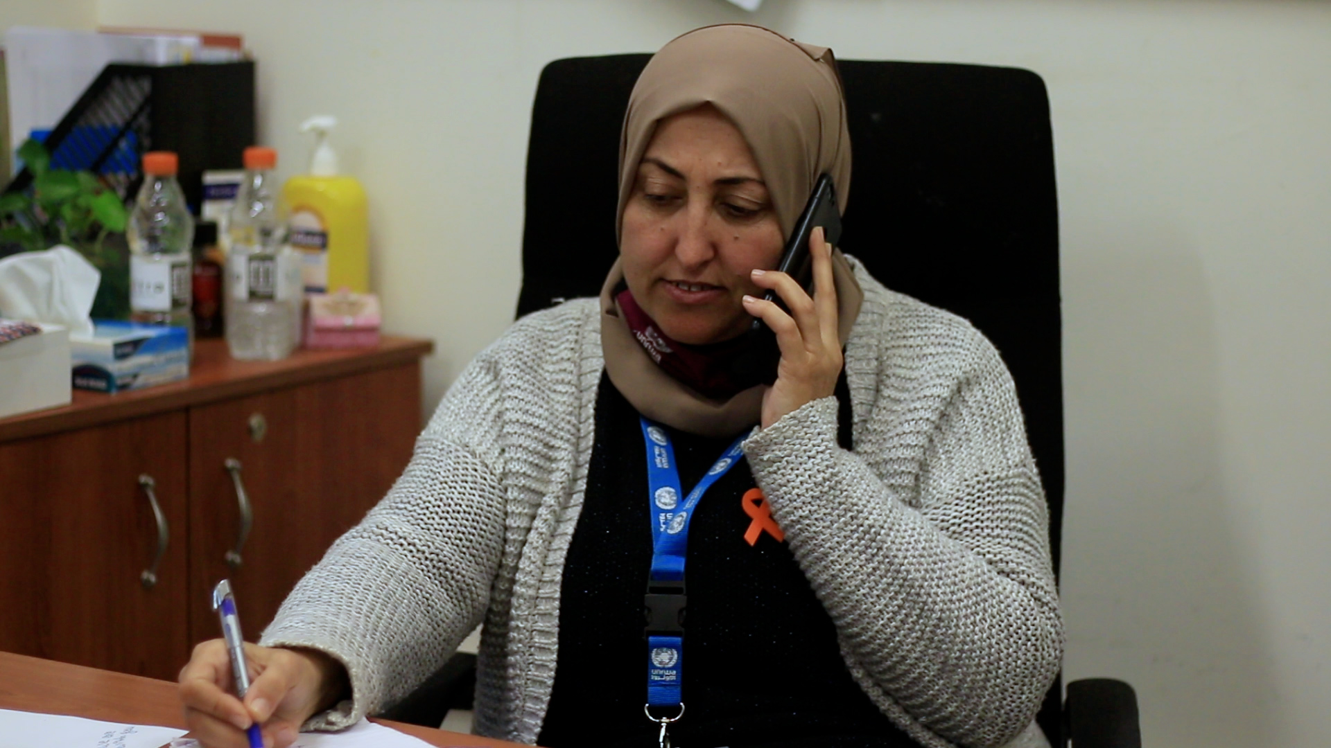 Vacunación en Gaza