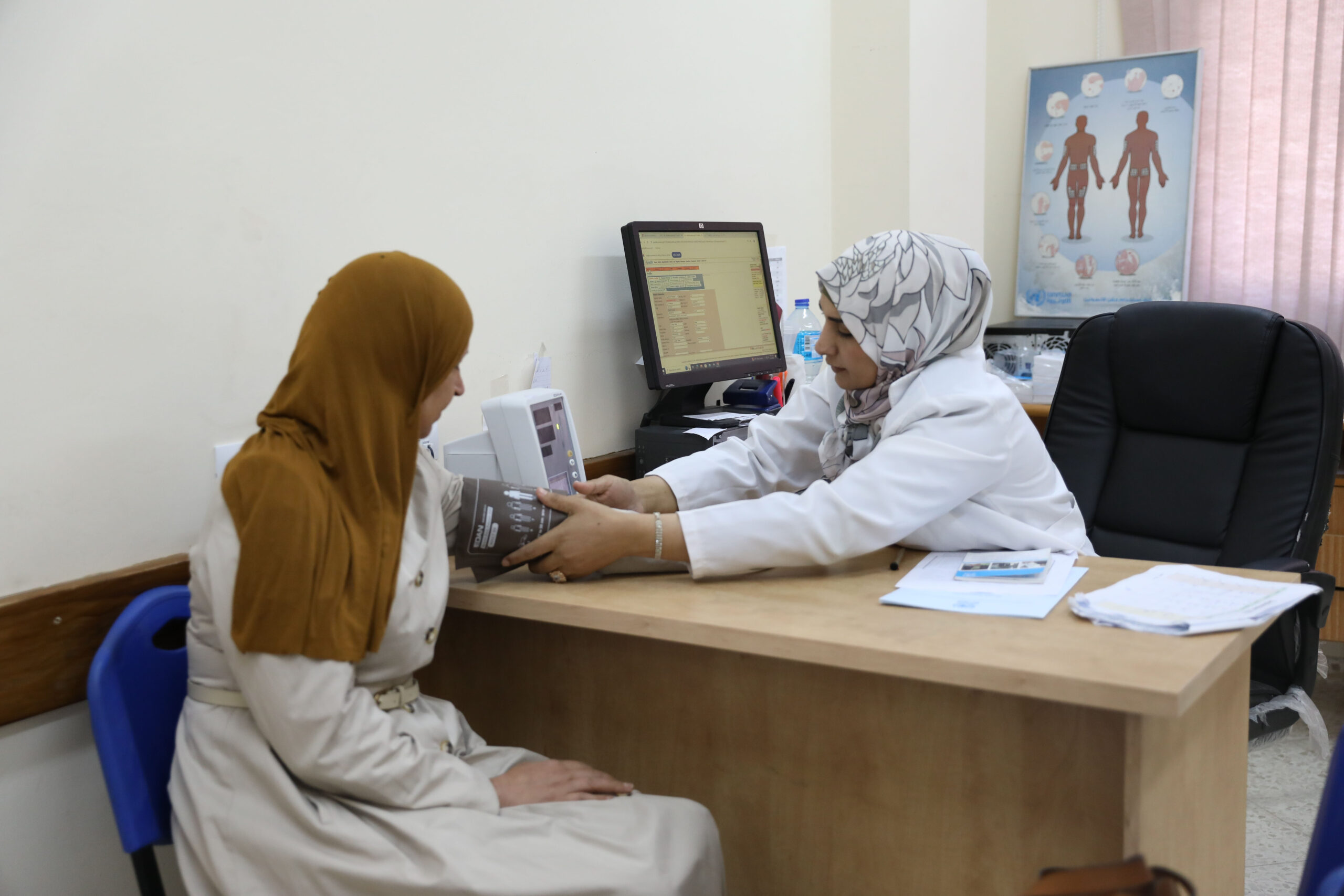 Vacunación en Gaza