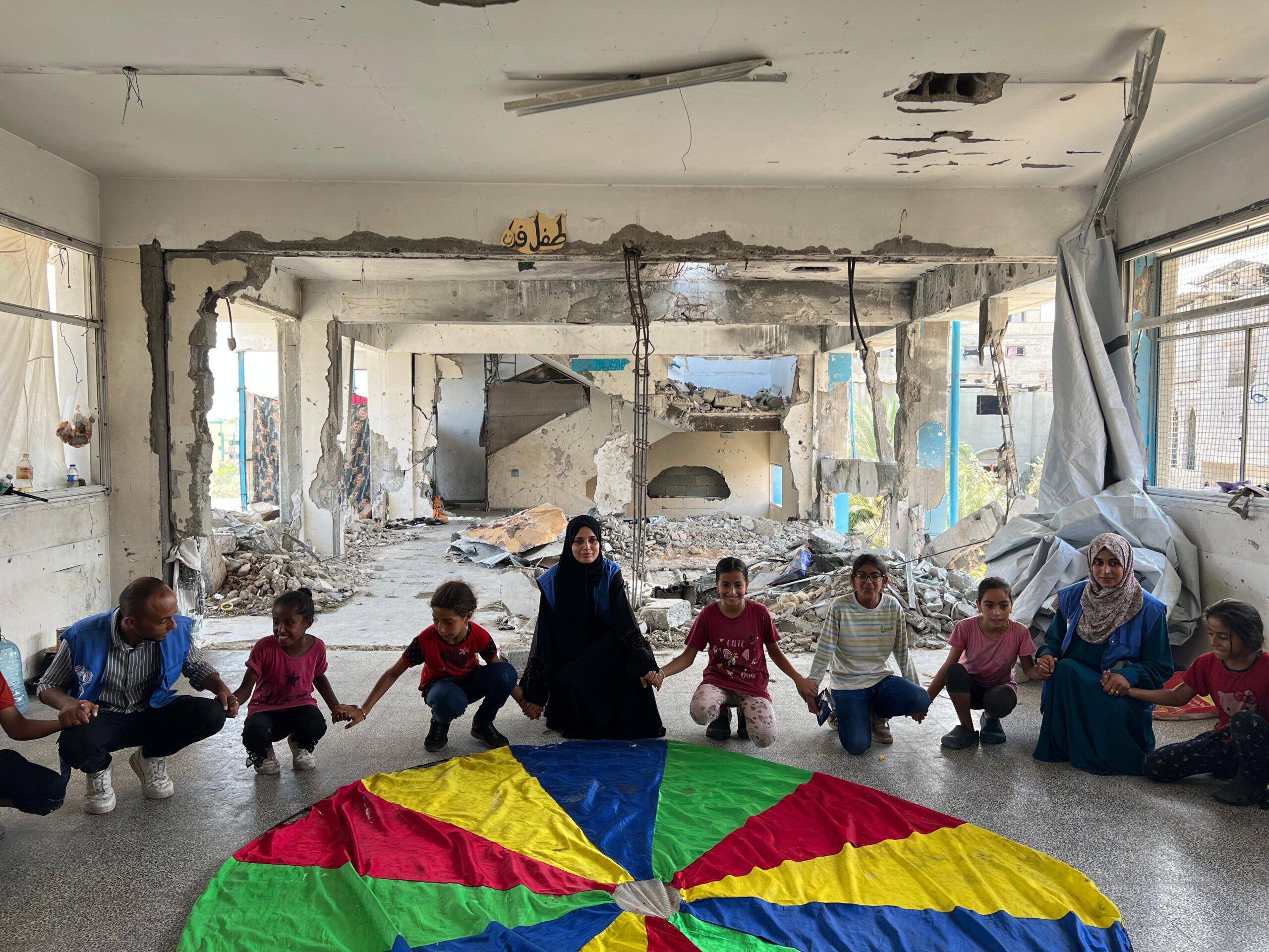 Vacunación en Gaza