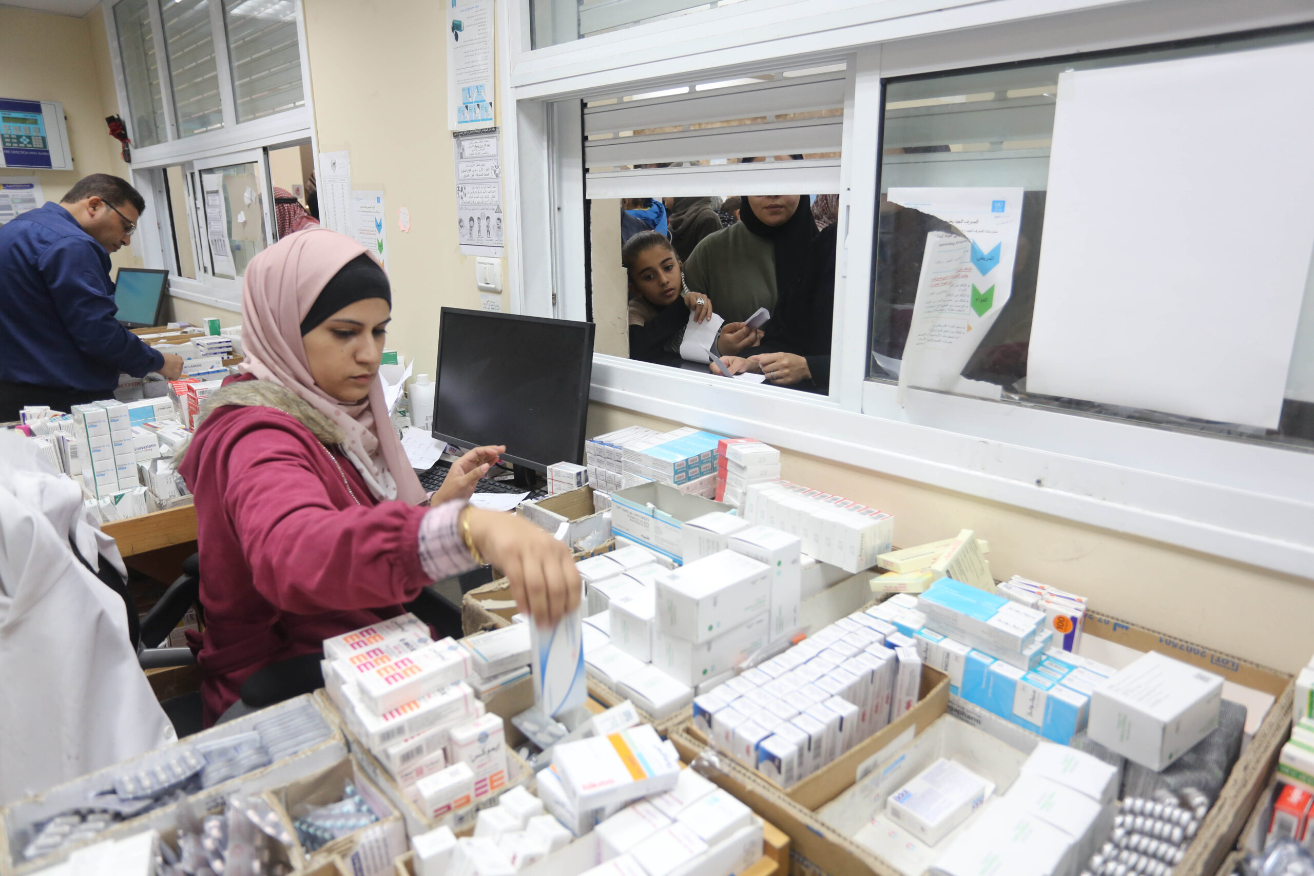 Vacunación en Gaza