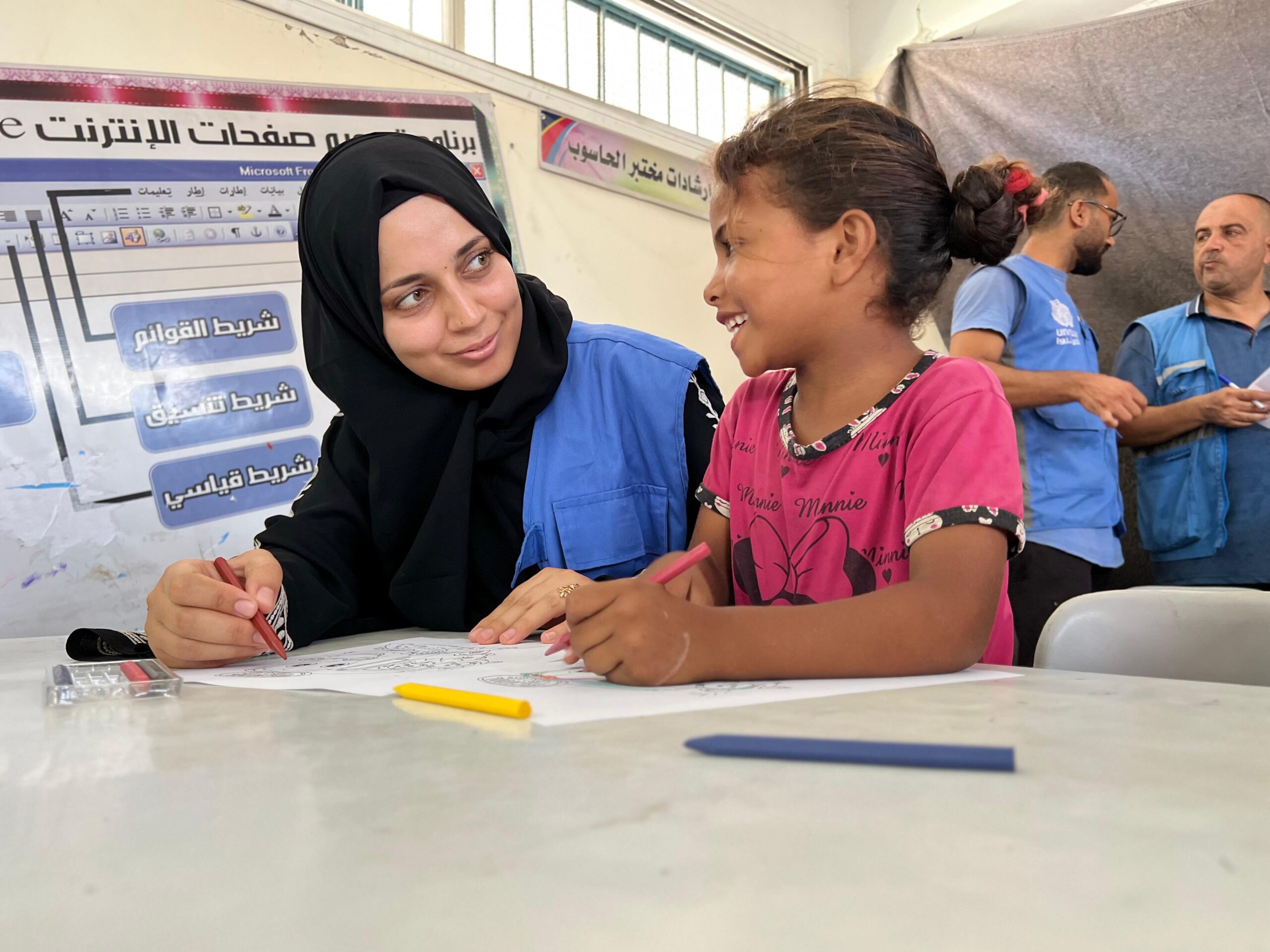 Vacunación en Gaza