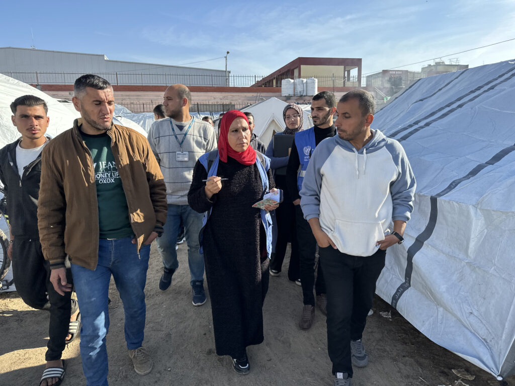 Vacunación en Gaza