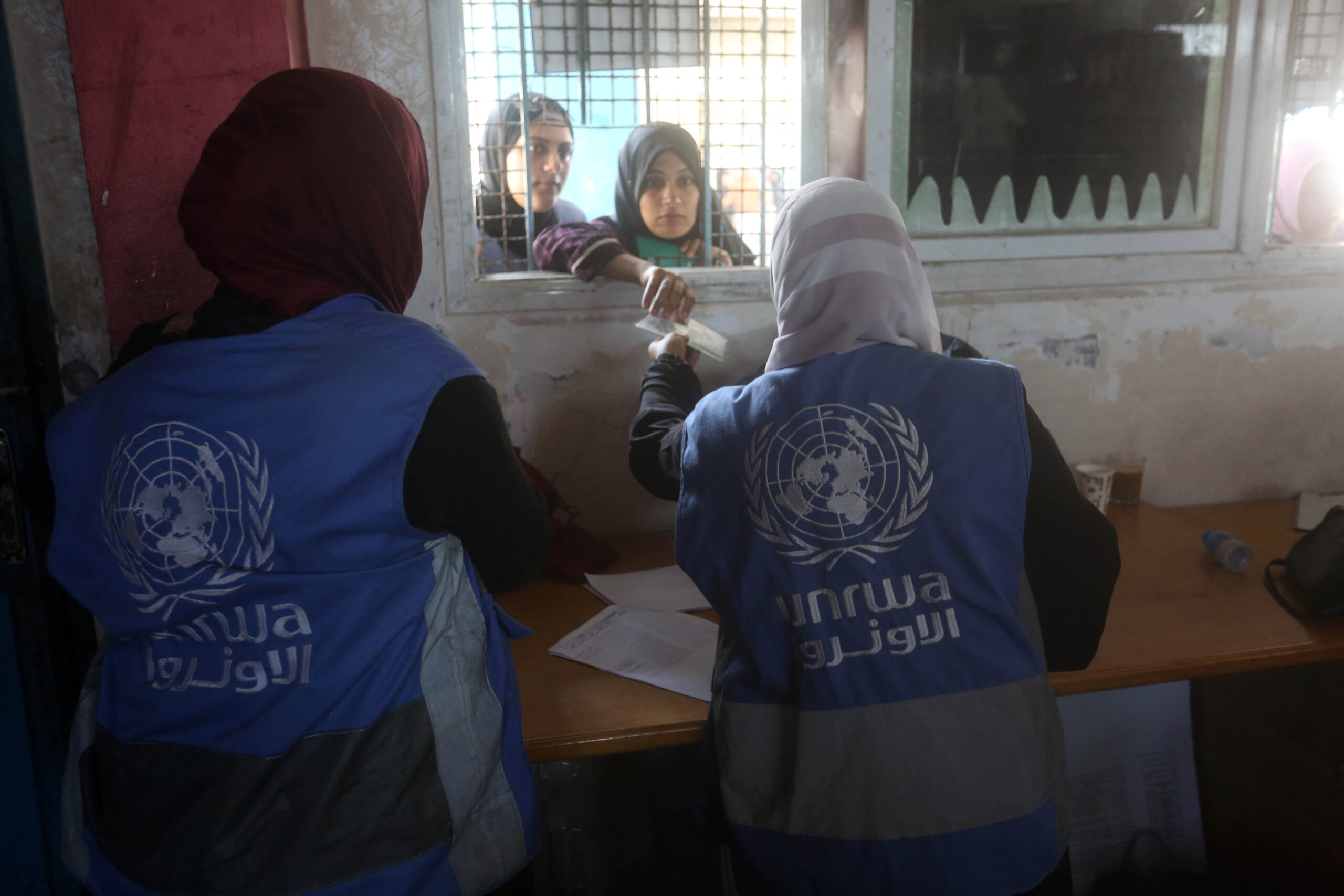Apoyo de UNRWA en refugios en Deir el-Balah