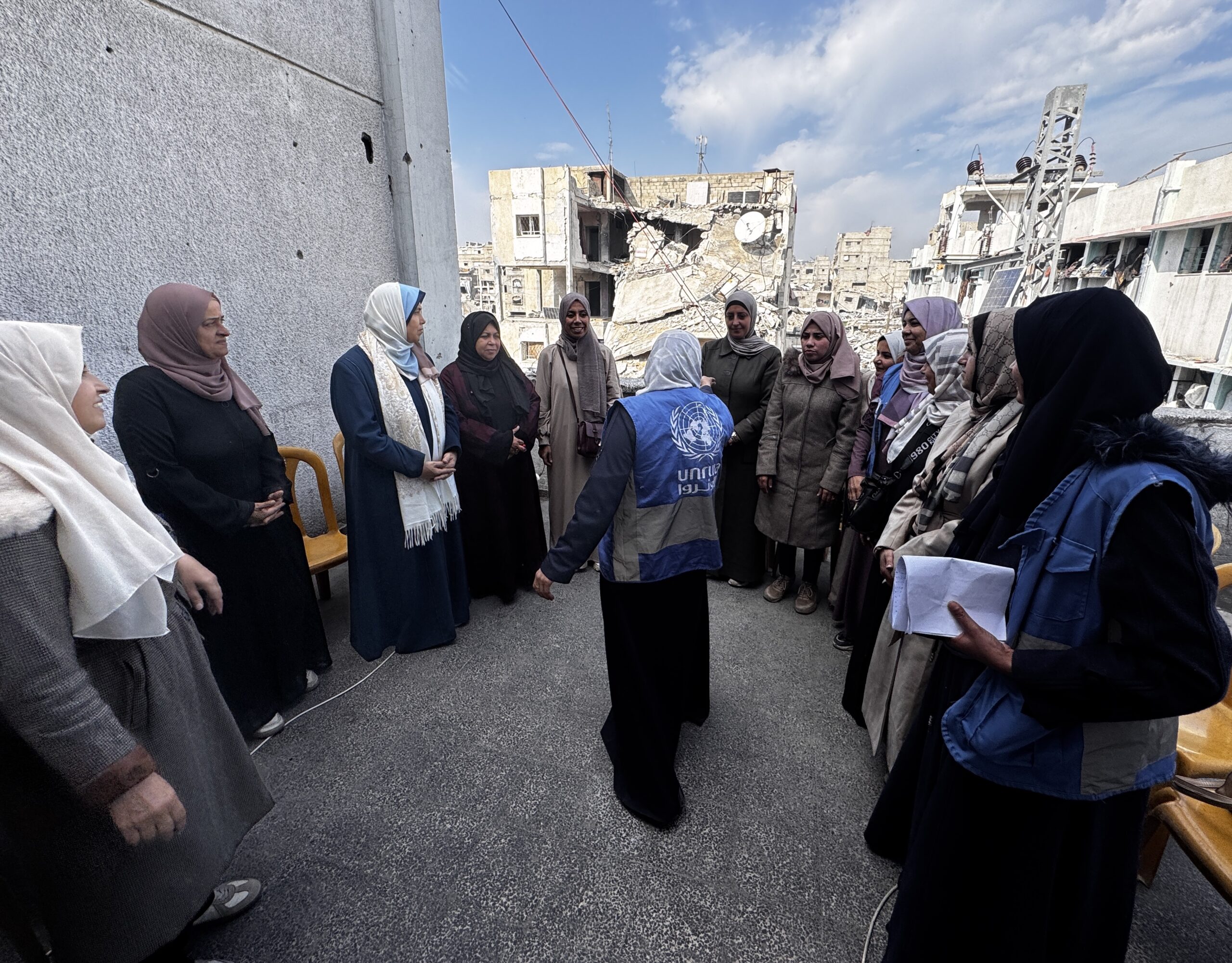 Apoyo psicosocial a mujeres en Gaza