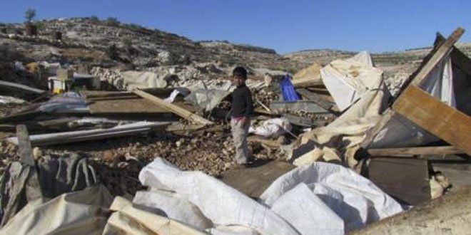 UNRWA condena las demoliciones llevadas a cabo por Israel en Cisjordania en Nochebuena