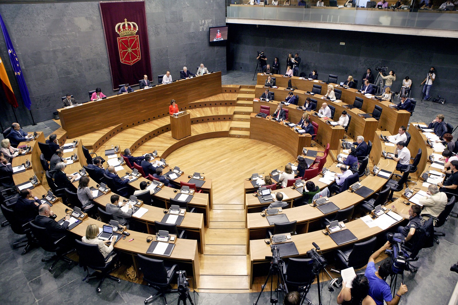 El Parlamento de Navarra muestra su apoyo a la población palestina