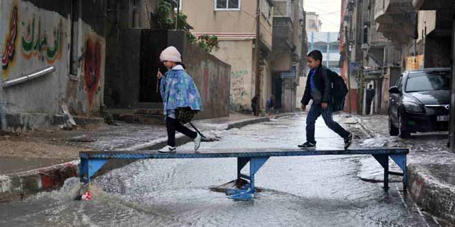 UNRWA declara emergencia en Gaza por inundaciones