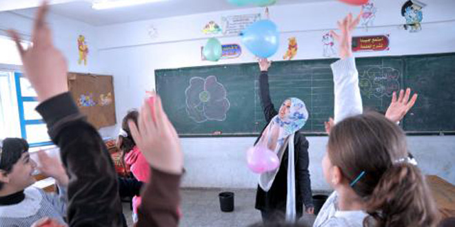 UNRWA continúa trabajando para mantener a raya el trauma entre los niños de Gaza