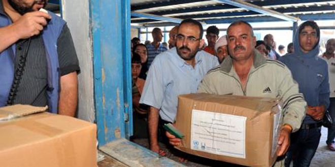 UNRWA provee alimentos a las familias más pobres durante Ramadán