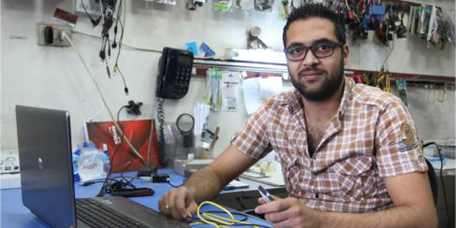 Los jóvenes refugiados de Palestina desarrollan nuevas habilidades para el mercado laboral de Siria