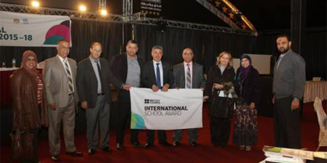 25 escuelas de UNRWA en Cisjordania reciben el prestigioso premio internacional educativo de British Council