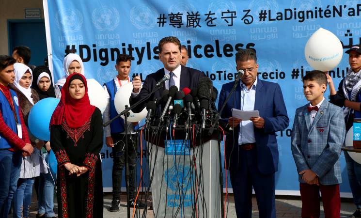 UNRWA lanza en Gaza la campaña global ‘La Dignidad No Tiene Precio’