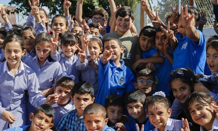 Medio millón de niños y niñas volverán a las escuelas de UNRWA para empezar el curso