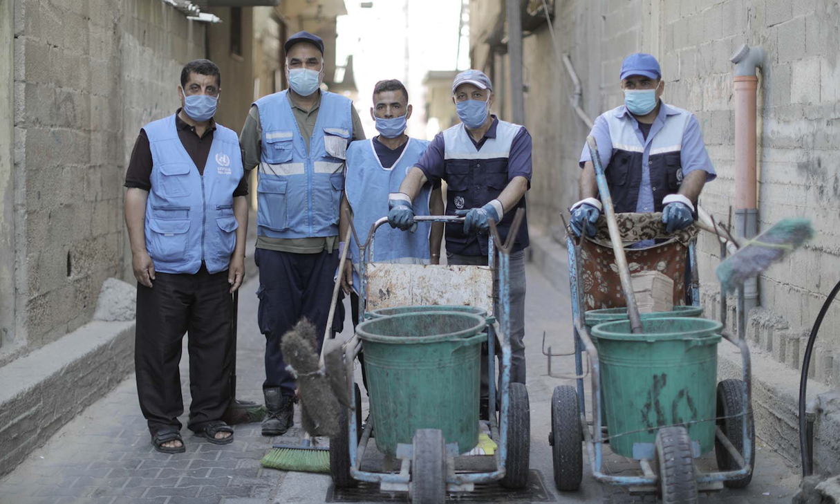 Las prioridades de UNRWA: tratar el trauma, despejar las escuelas de explosivos y rehabilitar hogares