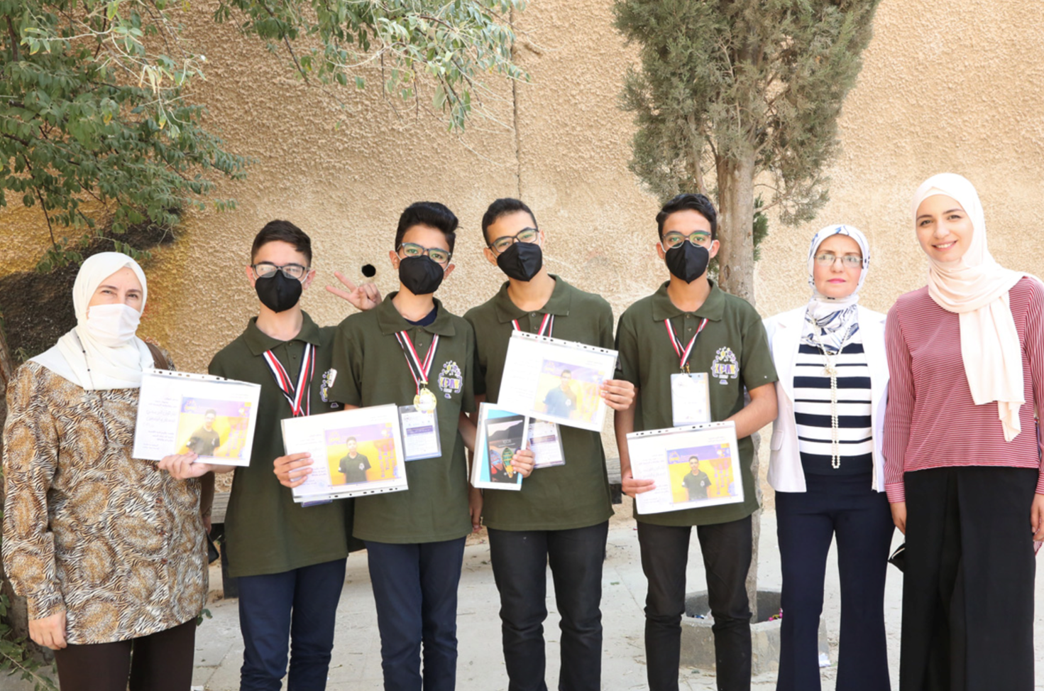 Jóvenes científicos: los estudiantes de UNRWA arrasan en Siria