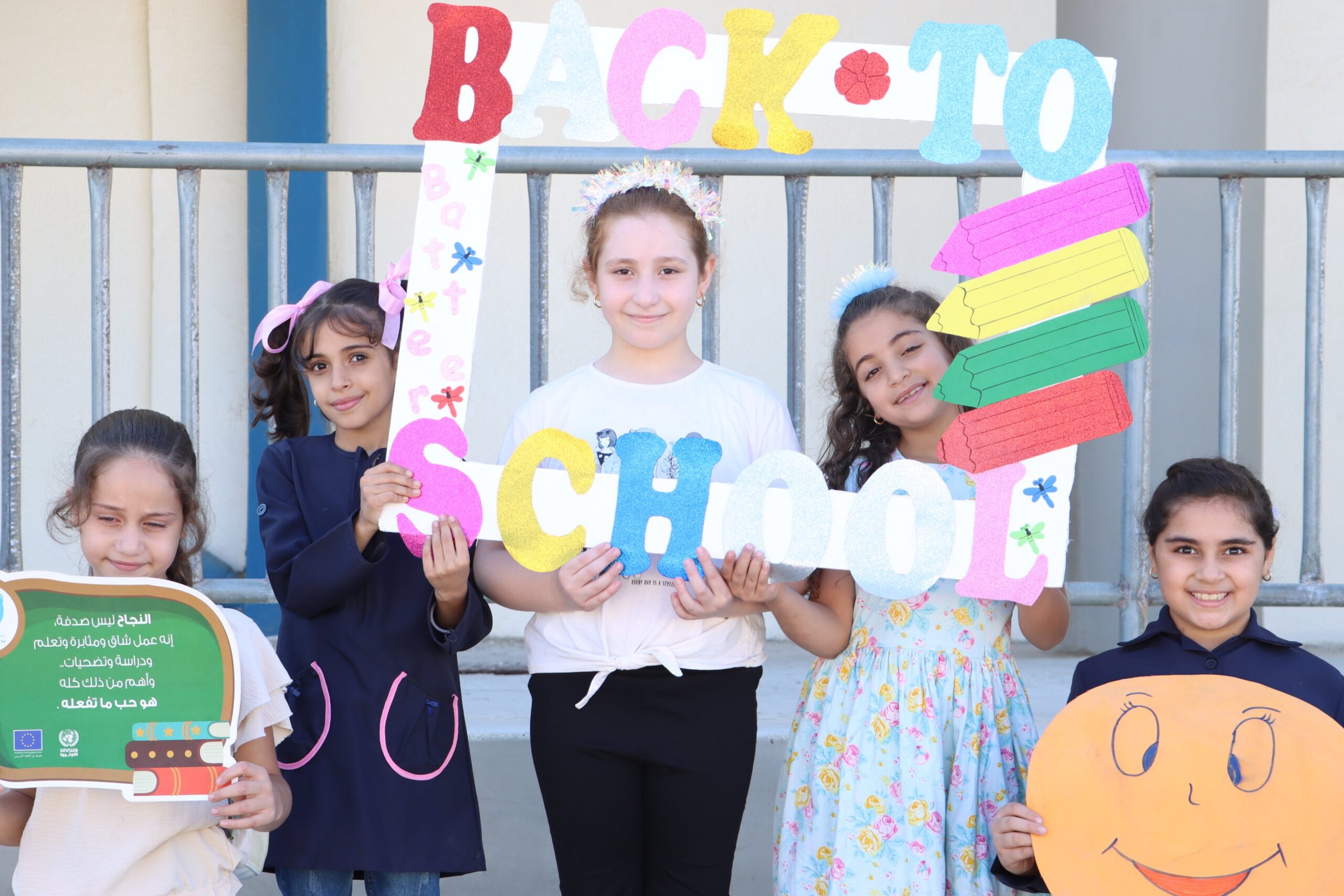 Medio millón de niños y niñas refugiadas de Palestina han regresado a las escuelas de UNRWA 
