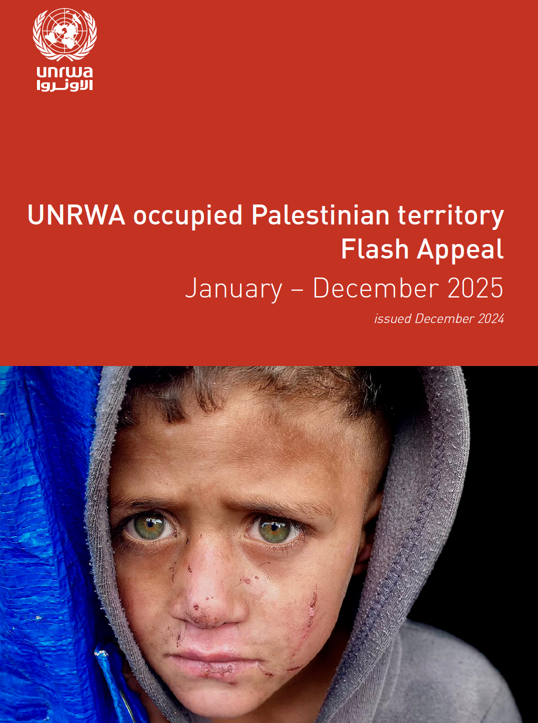 Llamada de emergencia de UNRWA para tPo en 2025