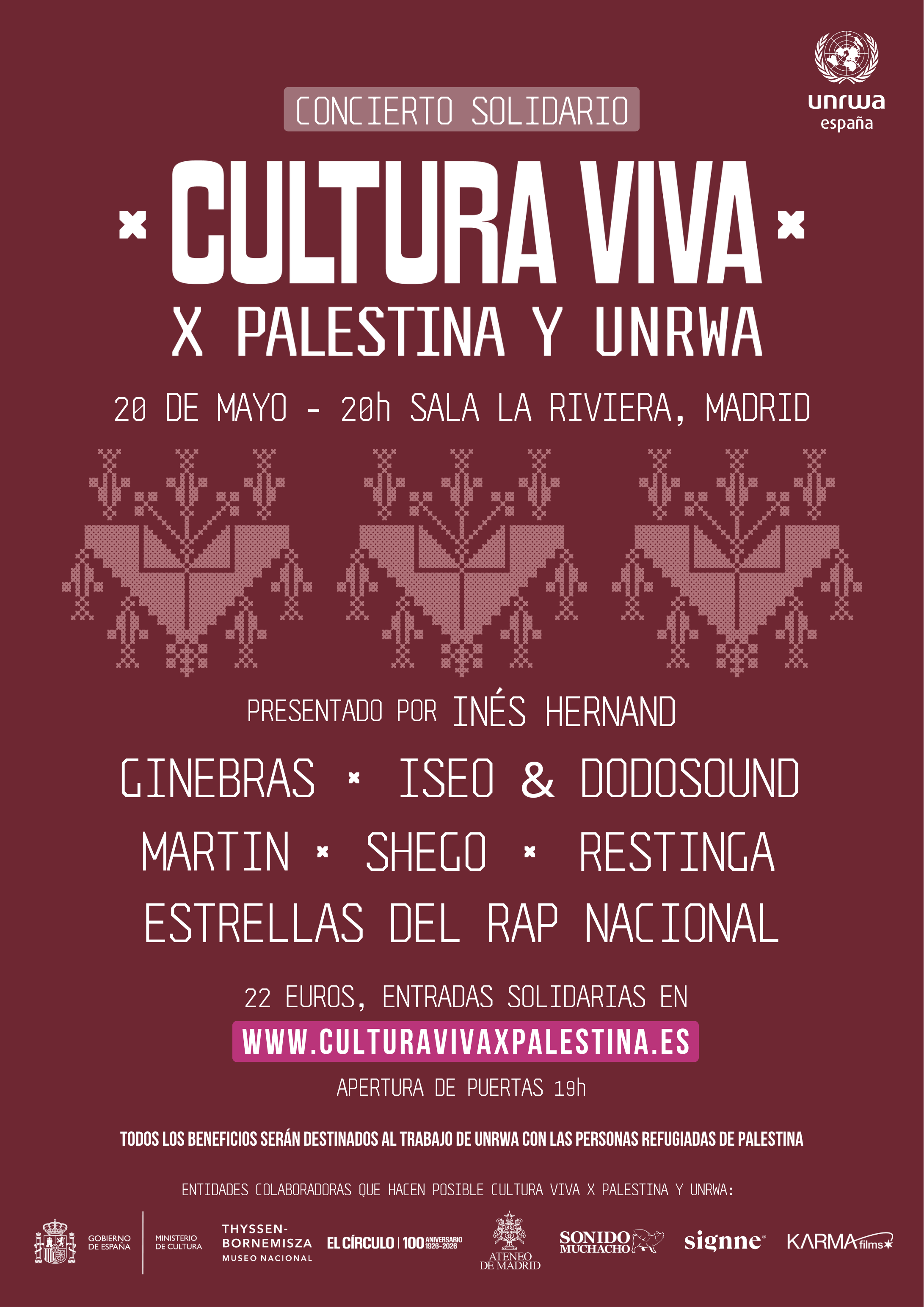 CONCIERTO SOLIDARIO - UNRWA España