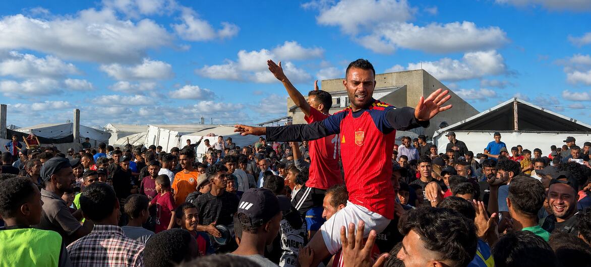 El fútbol es esperanza en Gaza